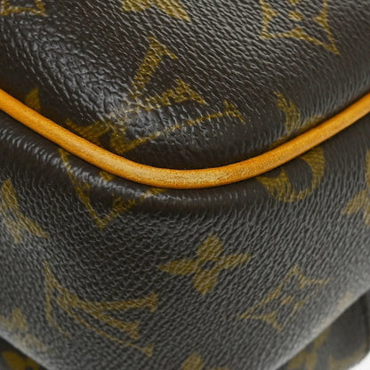 Louis Vuitton Reporter Monogram, Brown, Canvas, Shoulder Bag