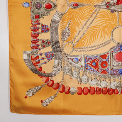 Hermes Carré 90 Silk multicolor, Multicolour, Silk, Scarf