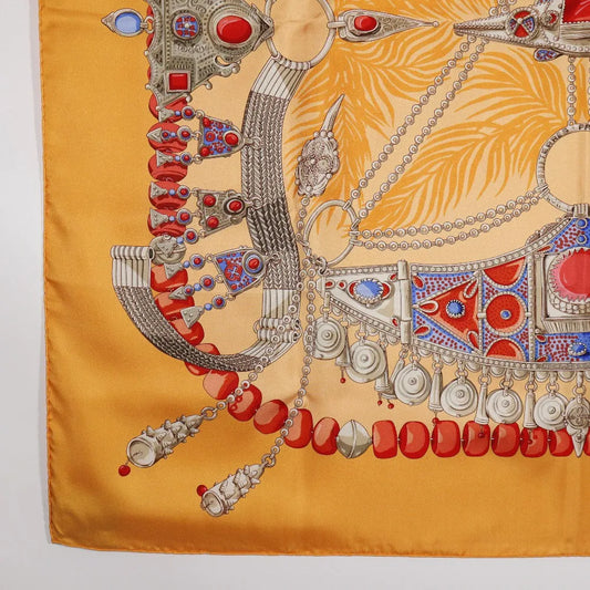 Hermes Carré 90 Silk multicolor, Multicolour, Silk, Scarf
