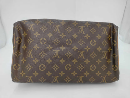 Louis Vuitton Speedy Monogram Canvas, Brown, Canvas, Handbag