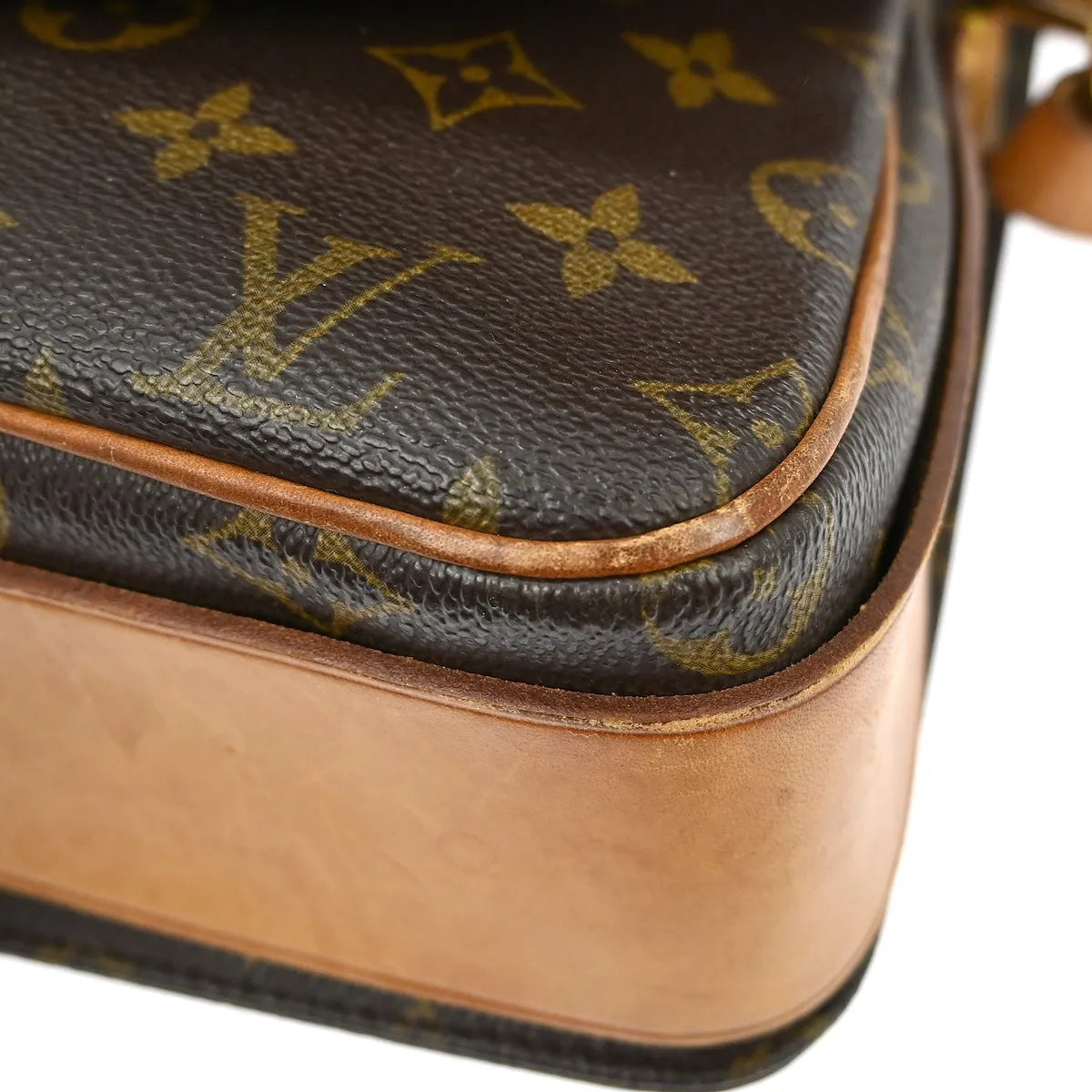 Louis Vuitton Cartouchiere Monogram Canvas, Brown, Canvas, Shoulder Bag
