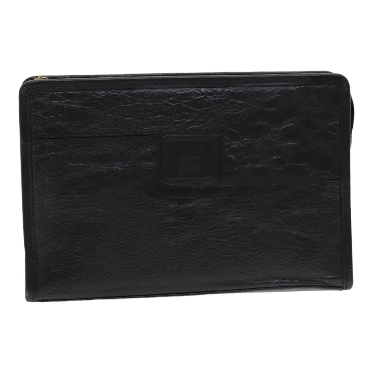 Burberry Vintage Leather, Black, Leather, Clutch