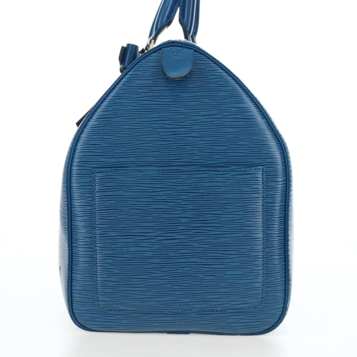 Louis Vuitton Keepall Epi Leather, Blue, Leather, Travel Bag