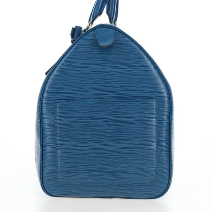 Louis Vuitton Keepall Epi Leather, Blue, Leather, Travel Bag