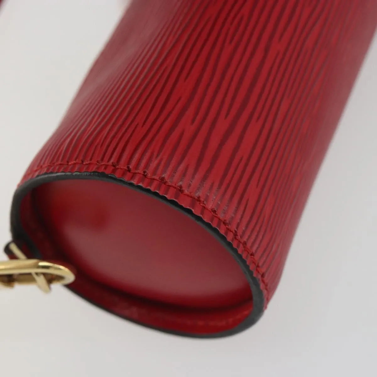 Louis Vuitton Soufflot Pochette Epi Leather, Red, Leather, Clutch