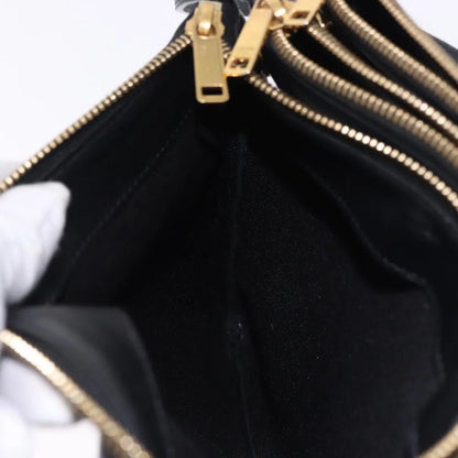 Celine Trio Leather, Black, Leather, Shoulder Bag