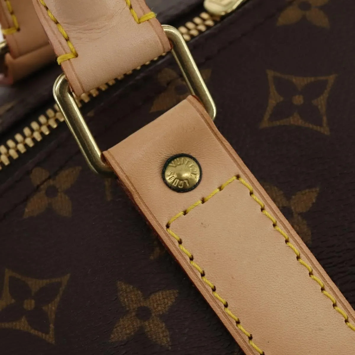 Louis Vuitton Keepall Monogram Canvas, Brown, Canvas, Travel Bag