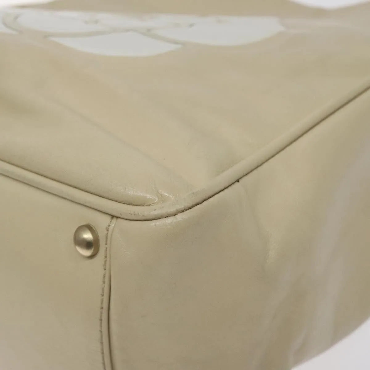 Chanel Camellia Tote Leather, Beige, Leather, Tote Bag
