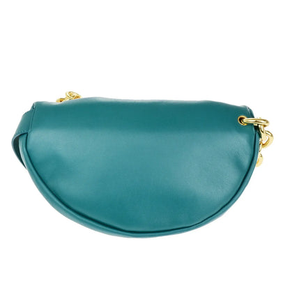 Bottega Veneta The Chain Leather, Green, Leather, Bag