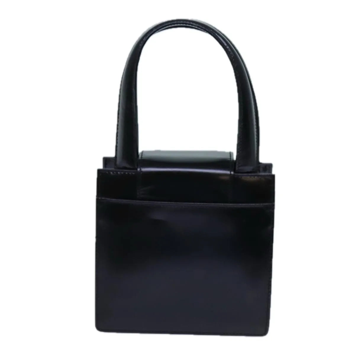 Bvlgari Handbag Leather, Black, Leather, Handbag