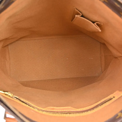 Louis Vuitton Cabas Mezzo Monogram Canvas, Brown, Canvas, Shoulder Bag