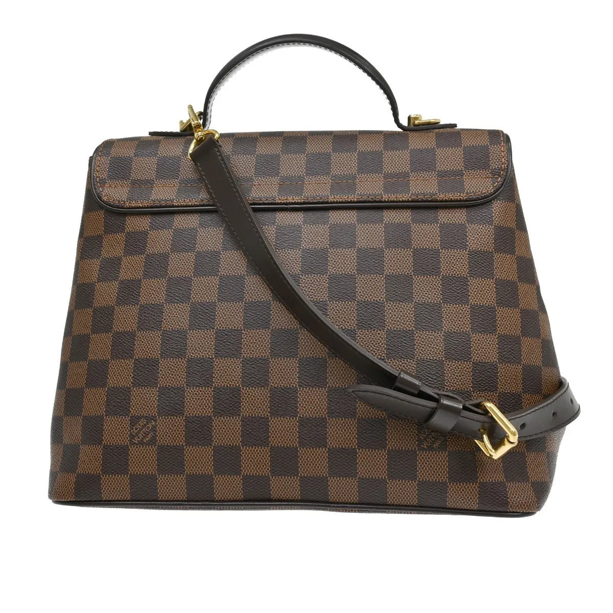 Louis Vuitton Bergamo Damier, Brown, Canvas, Handbag