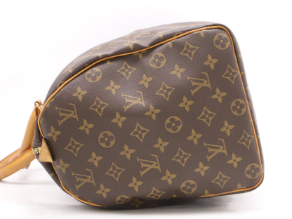 Louis Vuitton Keepall Monogram Canvas, Brown, Canvas, Travel Bag