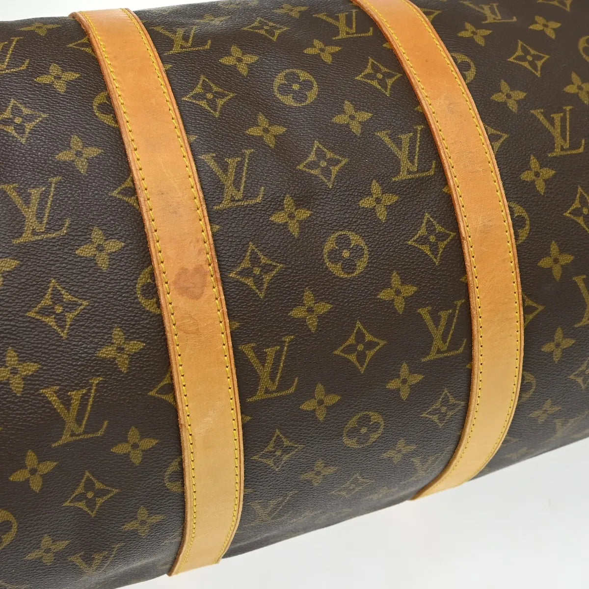 Louis Vuitton Keepall Bandouliere Monogram Canvas, Brown, Canvas, Travel Bag