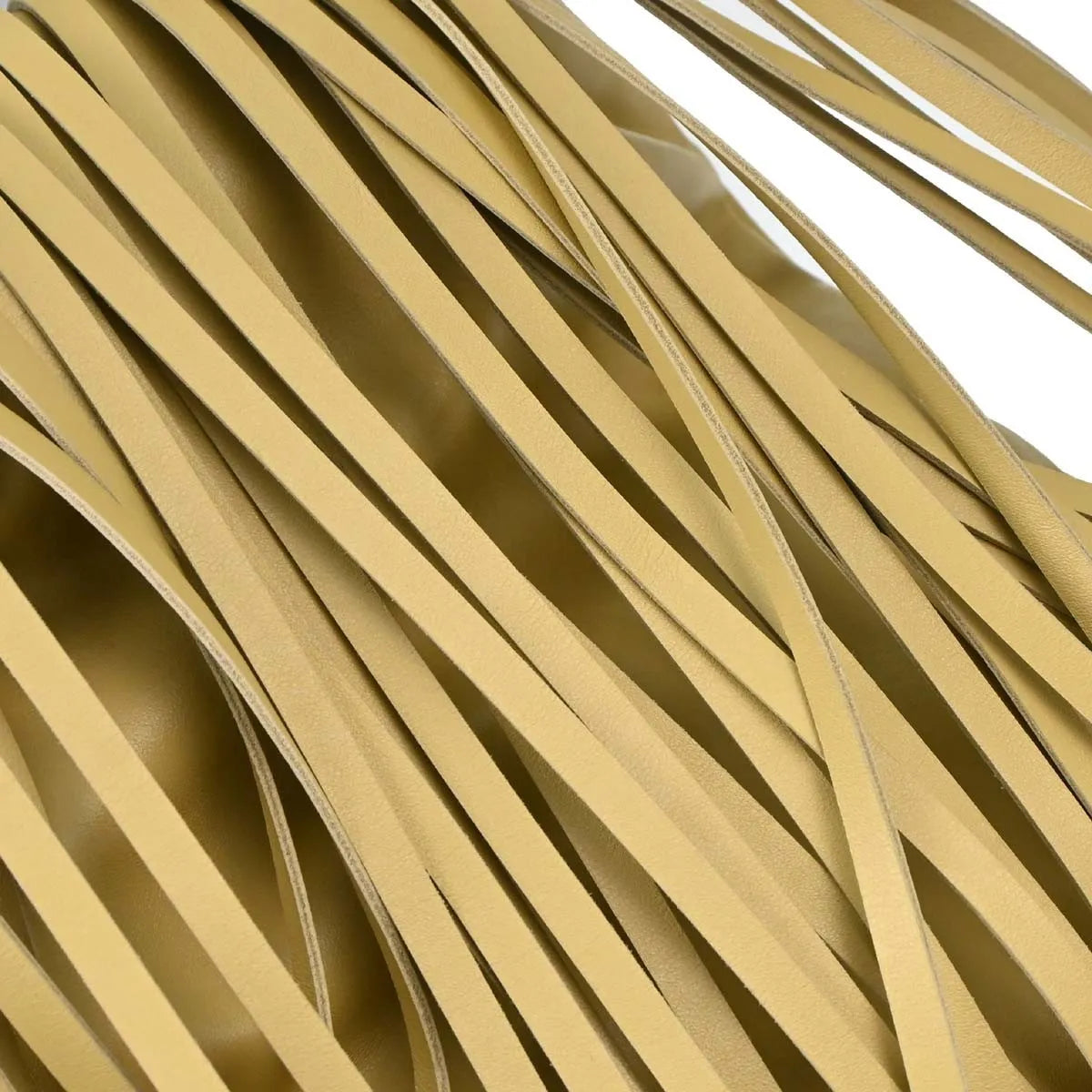 Bottega Veneta The Fringe Leather, Beige, Leather, Clutch