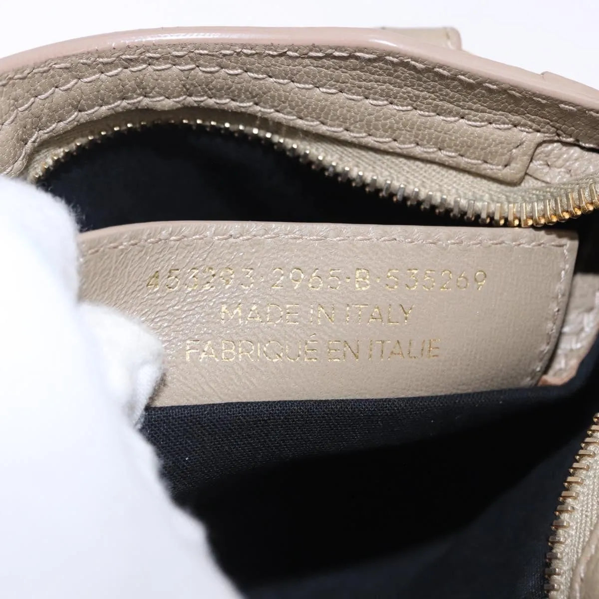 Balenciaga City Classic Studs Leather, Beige, Leather, Handbag