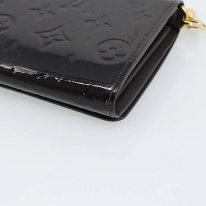 Louis Vuitton Sarah Chain Monogram Vernis, Burgundy, Patent Leather, Clutch