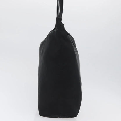 Celine Circle logo Nylon, Black, Nylon, Tote Bag