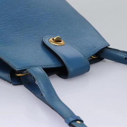 Louis Vuitton Cluny Epi Leather, Blue, Leather, Shoulder Bag