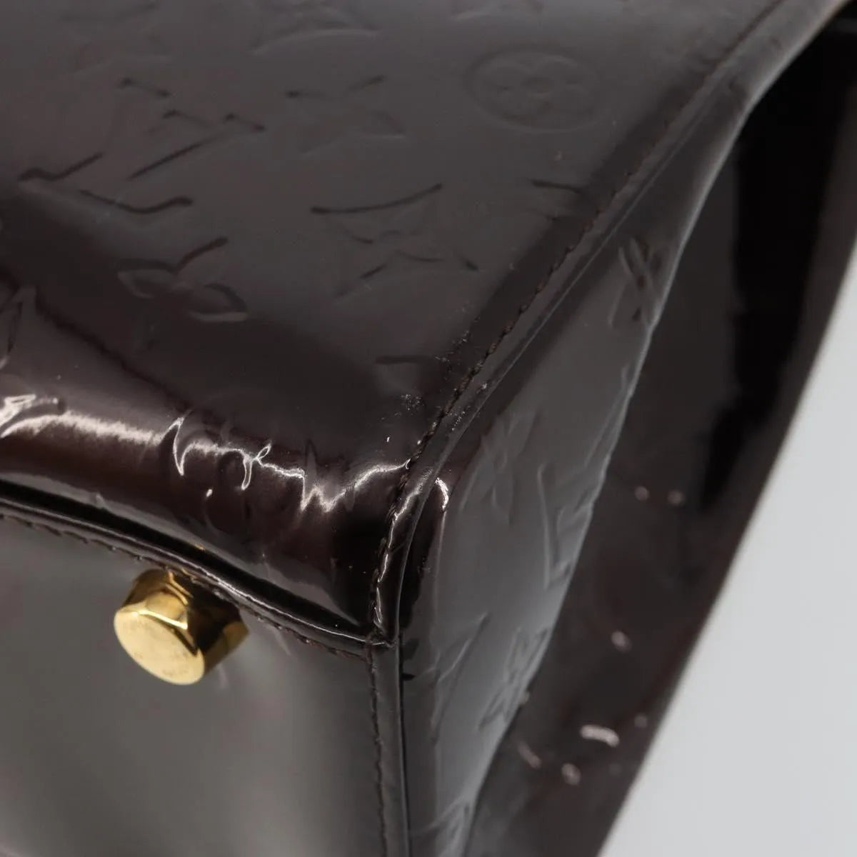 Louis Vuitton Blair Monogram vernis, Purple, Patent Leather, Handbag