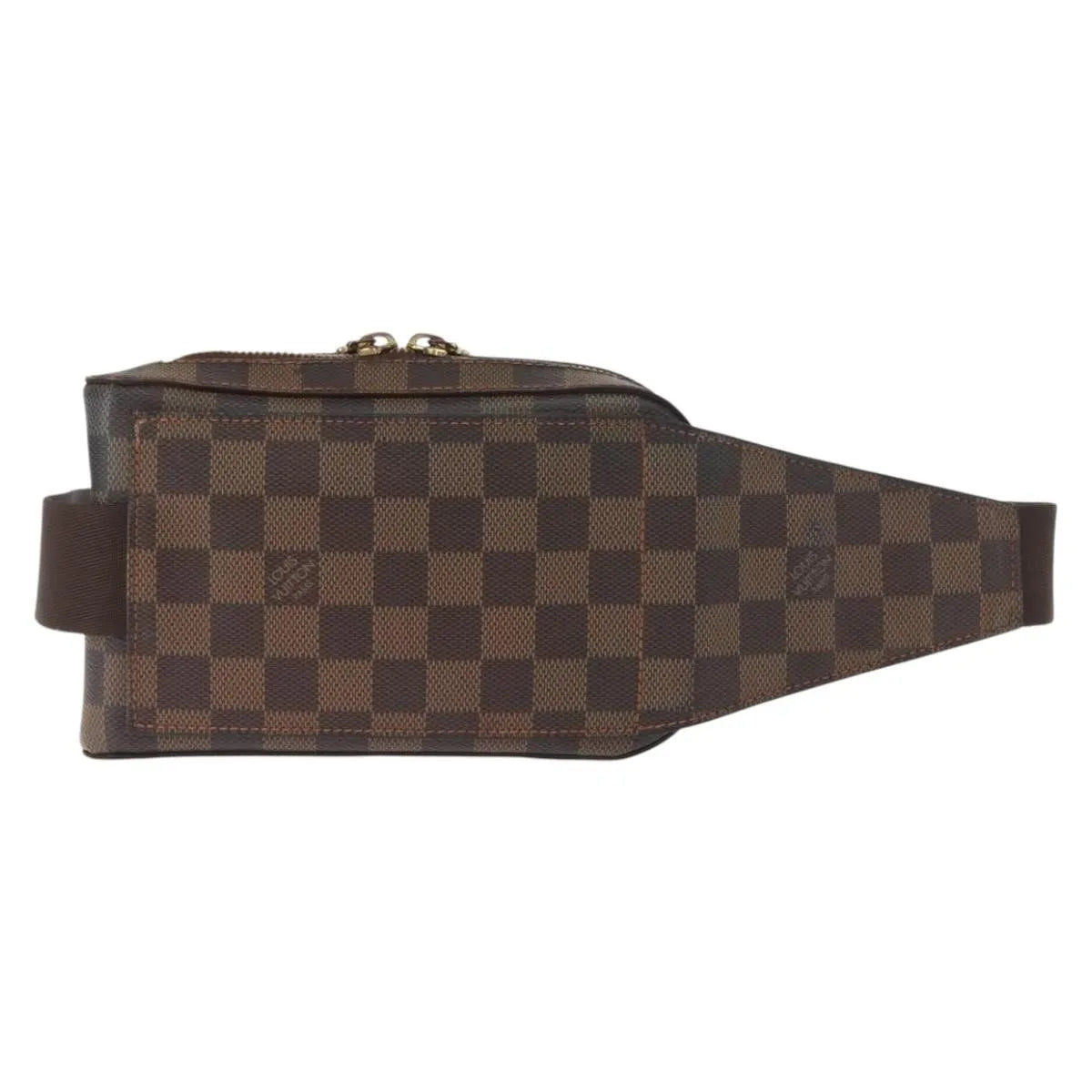 Louis Vuitton Geronimos Waist Damier, Brown, Canvas, Shoulder Bag