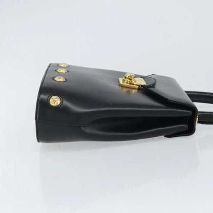 Salvatore Ferragamo Vintage Leather, Black, Leather, Handbag
