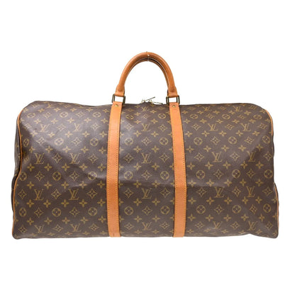 Louis Vuitton Keepall Monogram Canvas, Brown, Canvas, Travel Bag