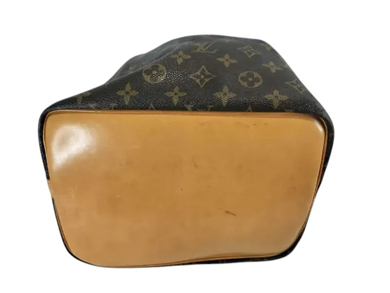 Louis Vuitton Petit Noe Monogram Canvas, Brown, Canvas, Shoulder Bag