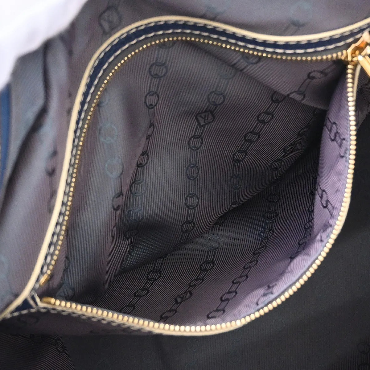 Louis Vuitton Carryall Leather, Blue, Leather, Travel Bag
