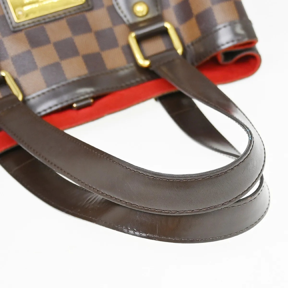 Louis Vuitton Hampstead Damier, Brown, Canvas, Tote Bag