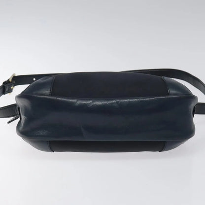 Burberry Vintage Canvas, Navy, Canvas, Shoulder Bag