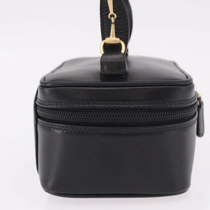 Gucci Horsebit Vanity leather, Black, Leather, Toiletry Case