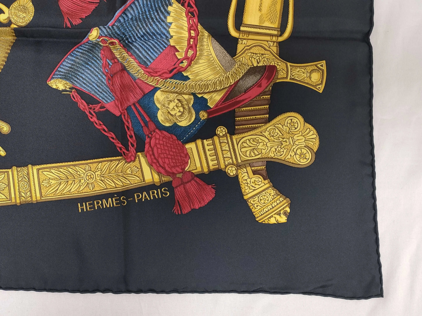 Hermes Carré 90 Silk multicolor, Blue, Silk, Scarf