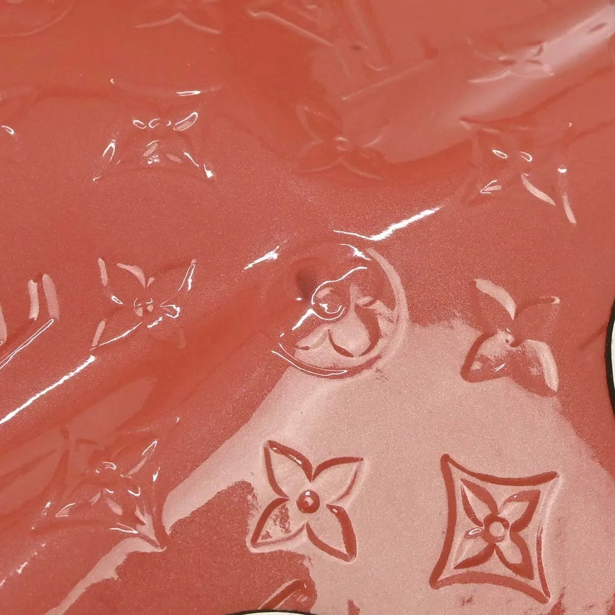 Louis Vuitton Felicie Pochette Limited Edition Valentine Dog Monogram Vernis, Pink, Patent Leather, Handbag