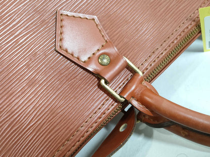 Louis Vuitton Speedy Epi Leather, Orange, Leather, Handbag