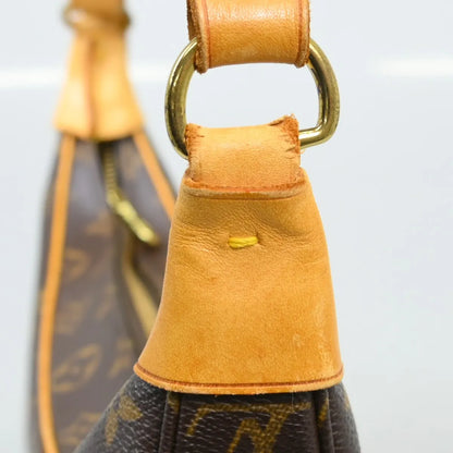 Louis Vuitton Boulogne Monogram, Brown, Canvas, Shoulder Bag