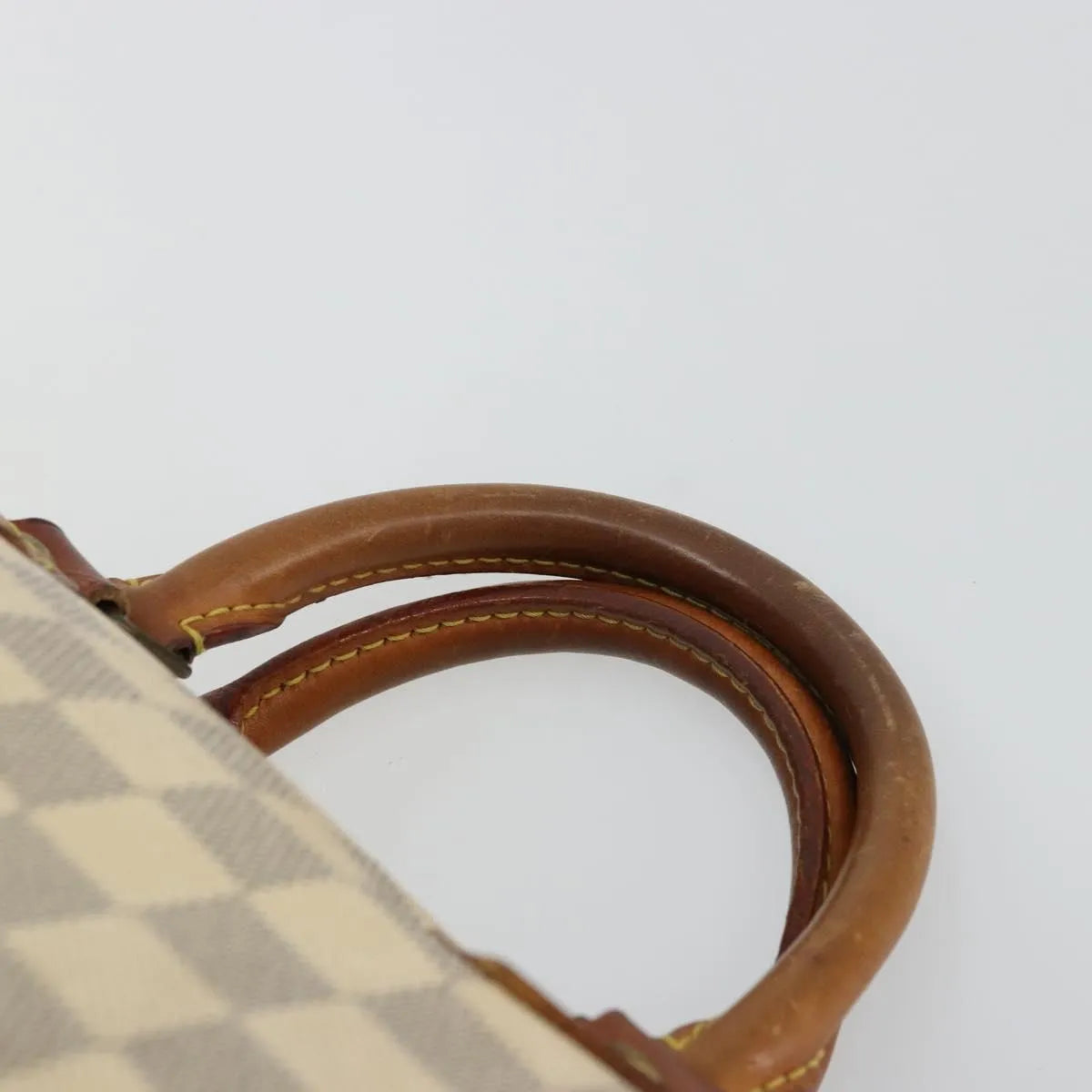 Louis Vuitton Speedy Damier, White, Canvas, Handbag