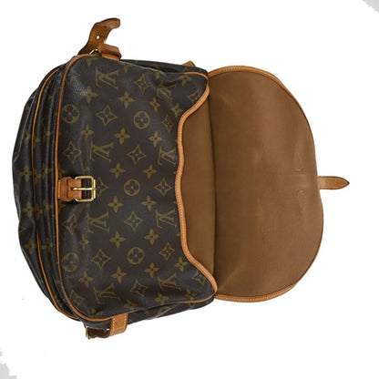 Louis Vuitton Saumur Monogram Canvas, Brown, Canvas, Shoulder Bag