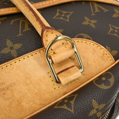 Louis Vuitton Deauville Monogram Canvas, Brown, Canvas, Handbag