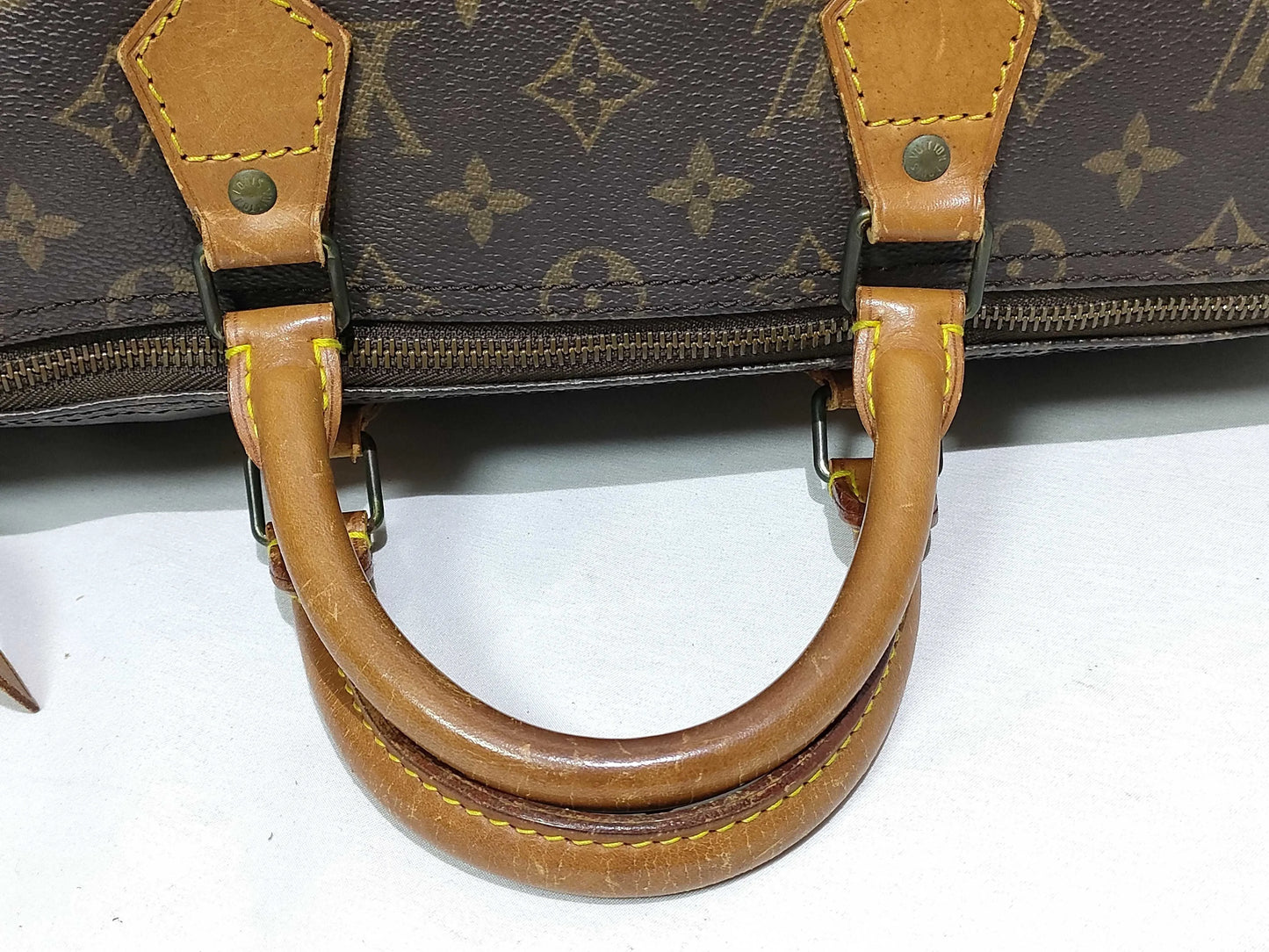 Louis Vuitton Speedy Monogram Canvas, Brown, Canvas, Handbag
