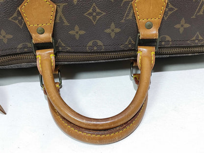 Louis Vuitton Speedy Monogram Canvas, Brown, Canvas, Handbag
