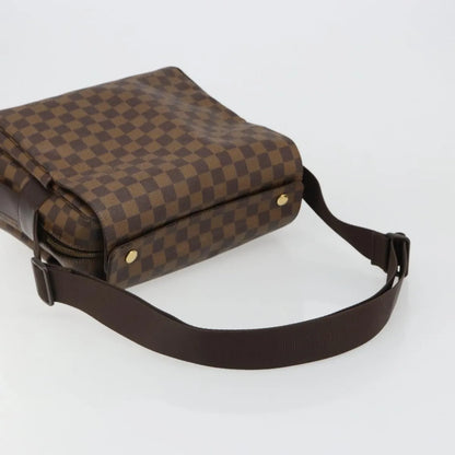 Louis Vuitton Naviglio Damier, Brown, Canvas, Shoulder Bag