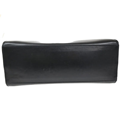 Salvatore Ferragamo Vala Leather, Black, Leather, Handbag