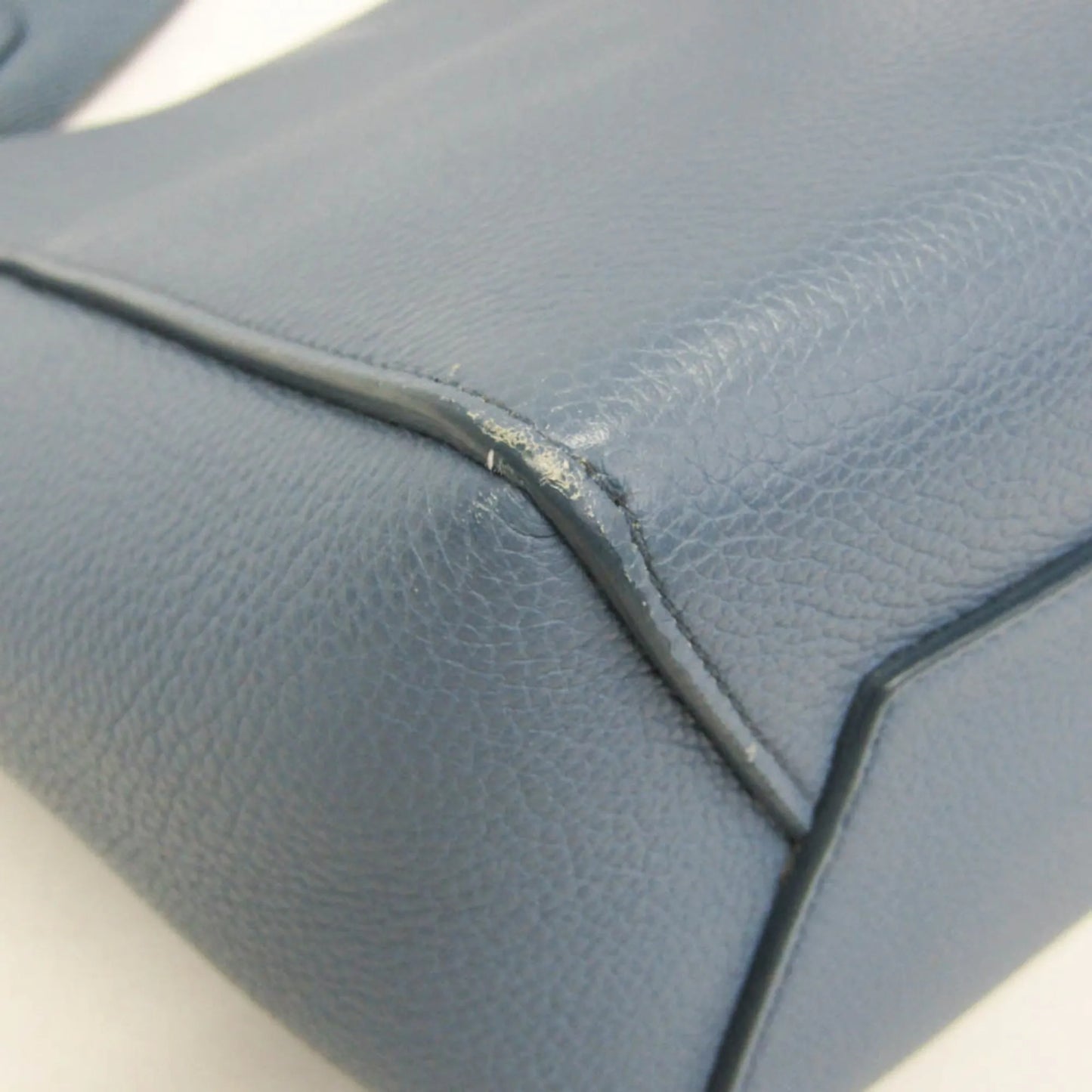 Celine Sangle Seau Calfskin, Blue, Leather, Shoulder Bag