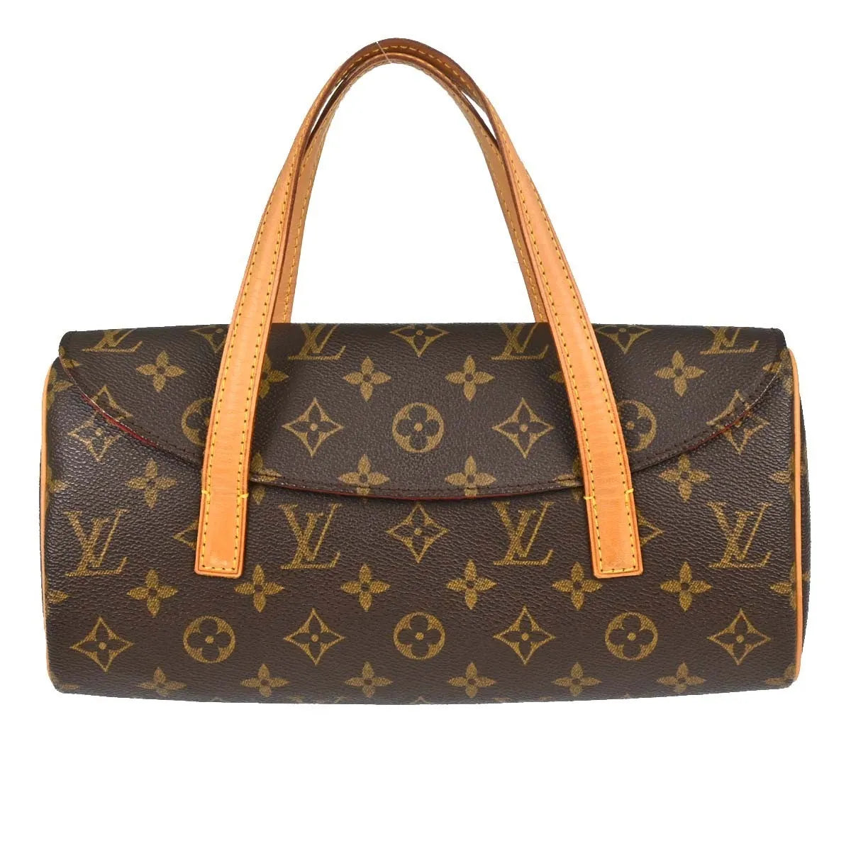Louis Vuitton Sonatine Monogram Canvas, Brown, Canvas, Handbag