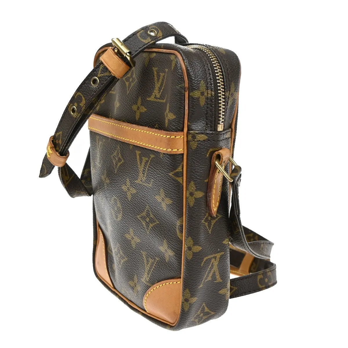 Louis Vuitton Danube Monogram Canvas, Brown, Canvas, Shoulder Bag