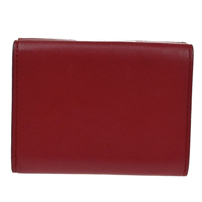 Fendi Peekaboo Leather, Red, Leather, Wallet