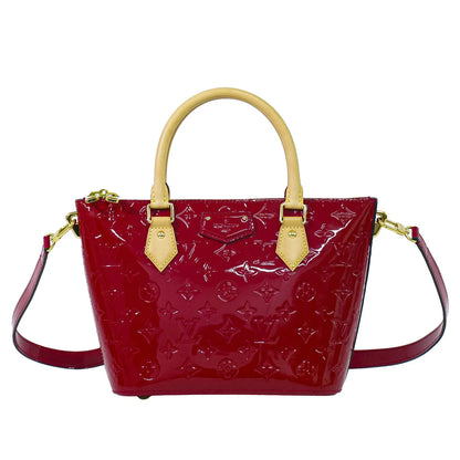 Louis Vuitton Montebello Monogram Vernis, Pink, Patent Leather, Handbag