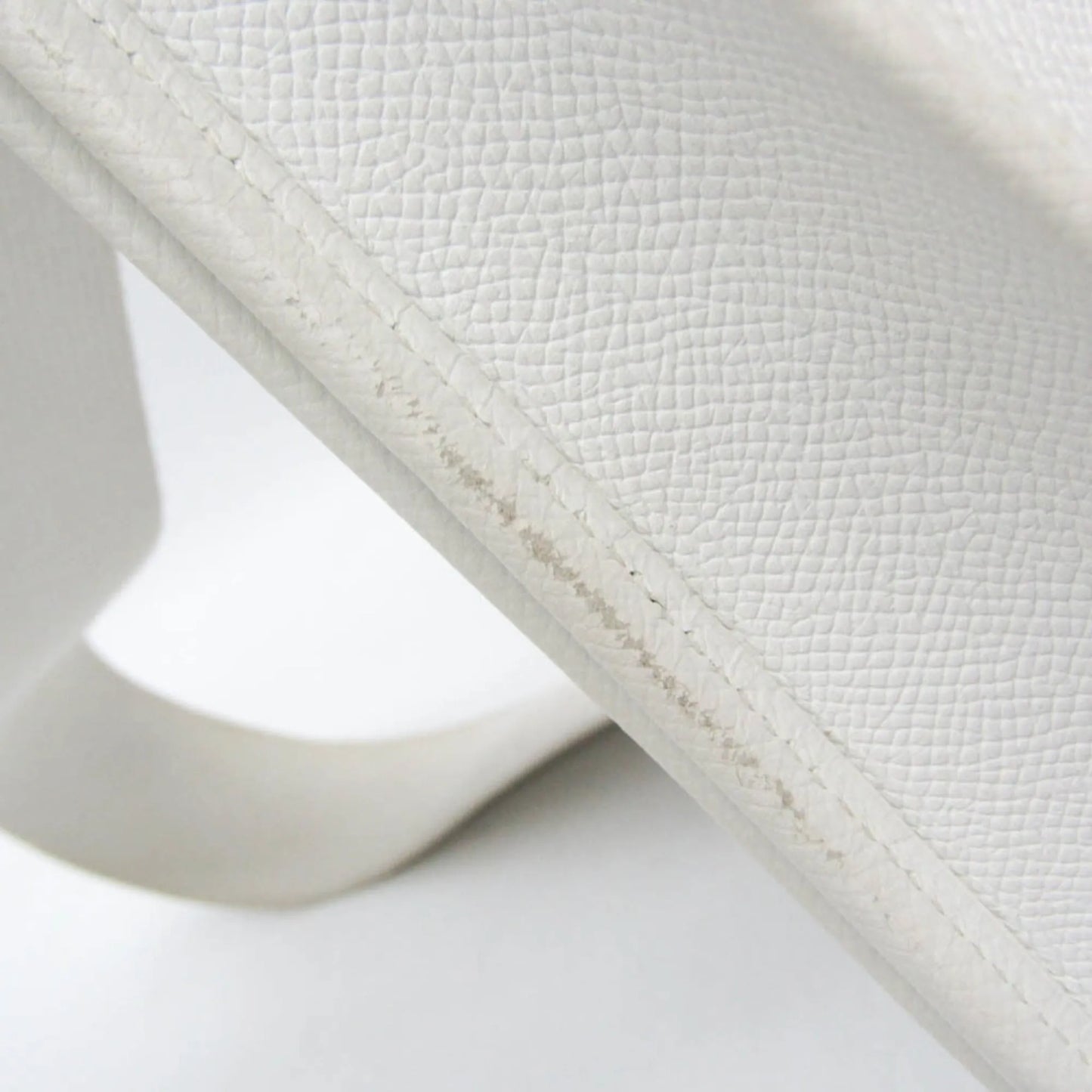 Hermes Evelyne Bag Gen II Epsom, White, Leather, Shoulder Bag