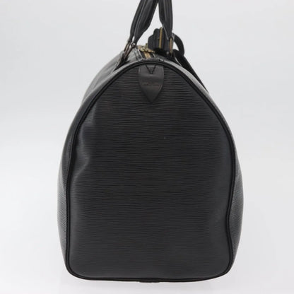 Louis Vuitton Keepall Epi Leather, Black, Leather, Travel Bag